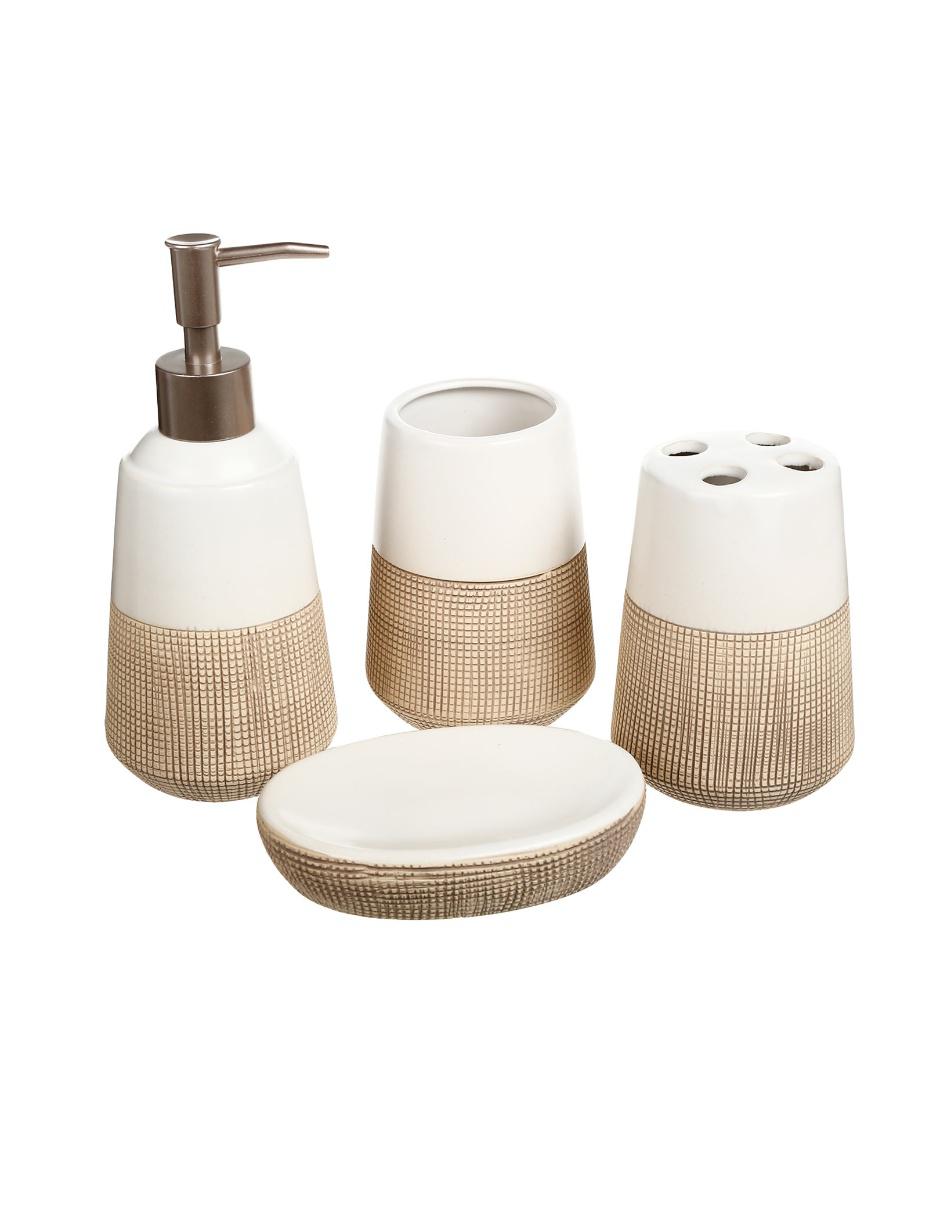 Juego de accesorios para baño 4 piezas