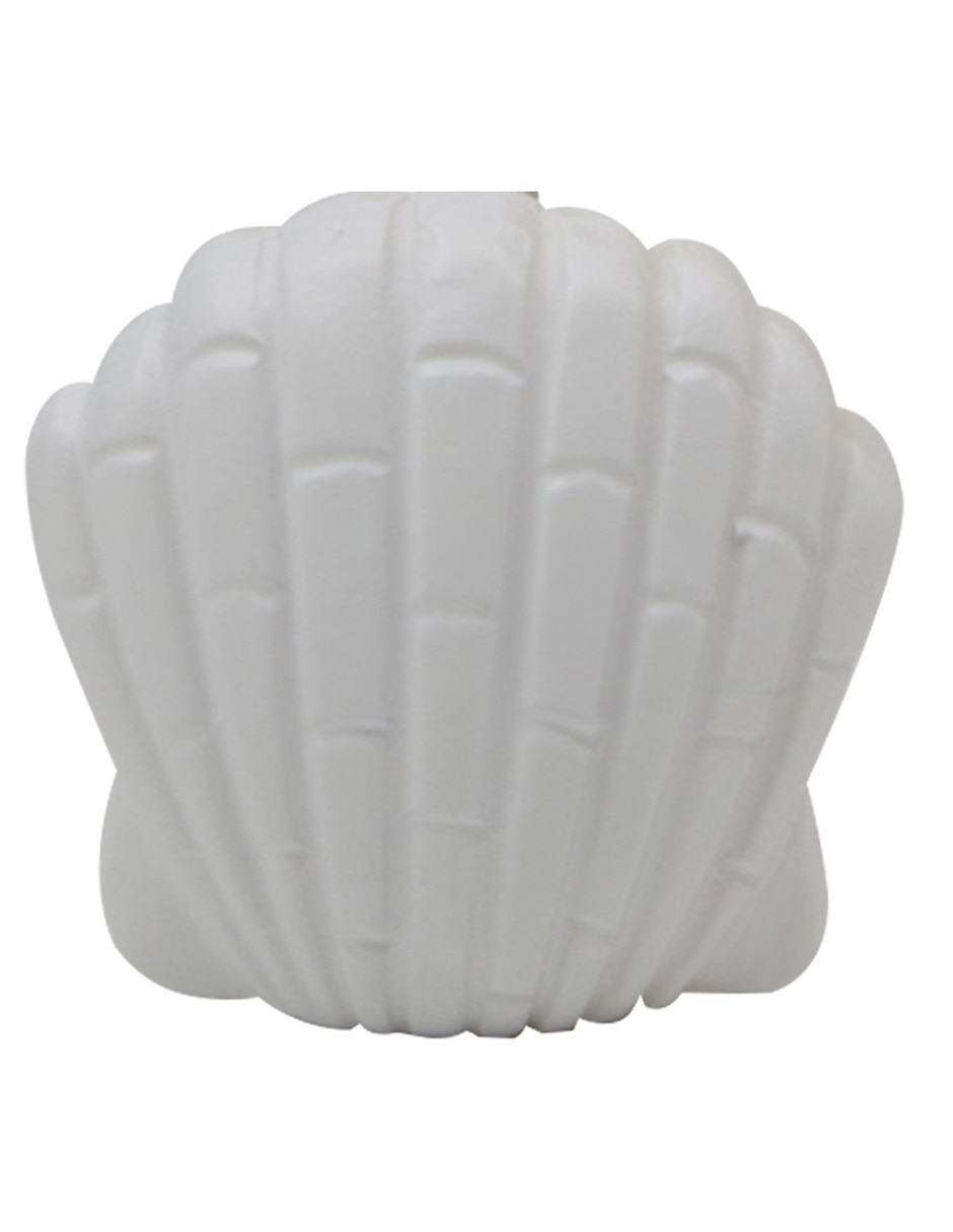 Set de 12 ganchos para cortina Conchas blanco 8
