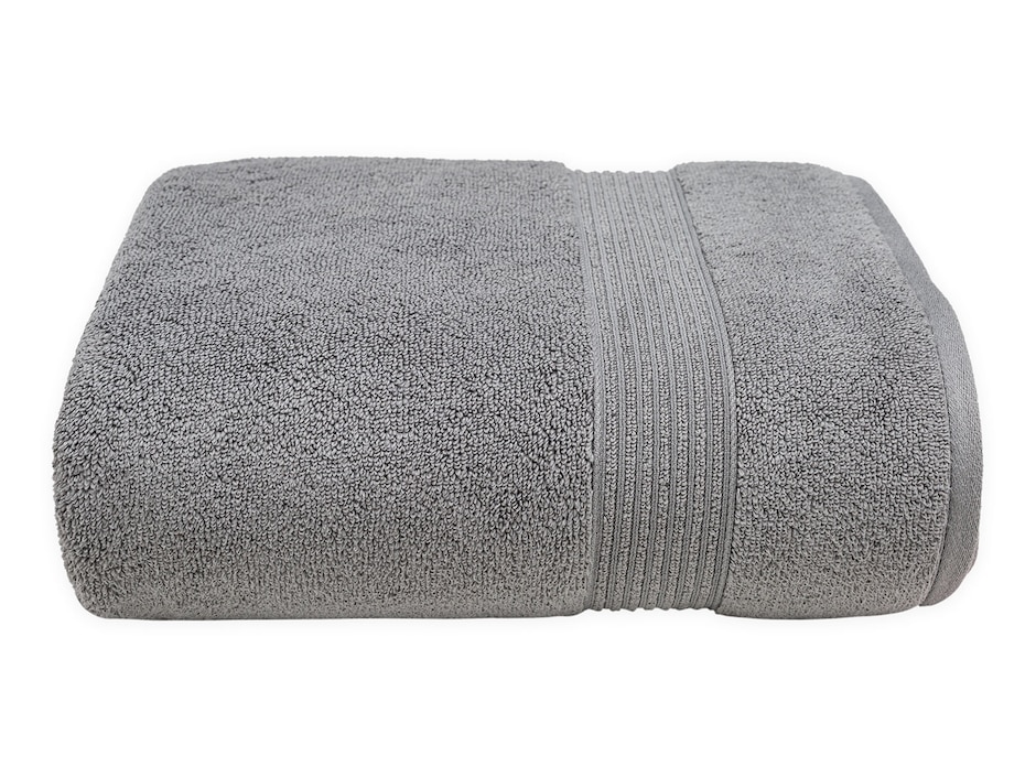 TOALLA DE BAÑO MONTF, MEDIO BAÑO, GRIS