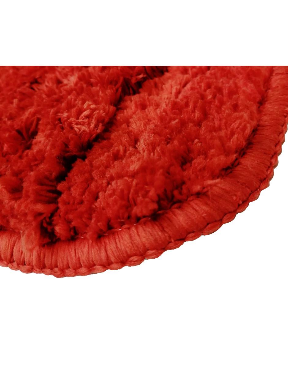 Set de baño Braid rojo naranja Set de baño Braid rojo naranja