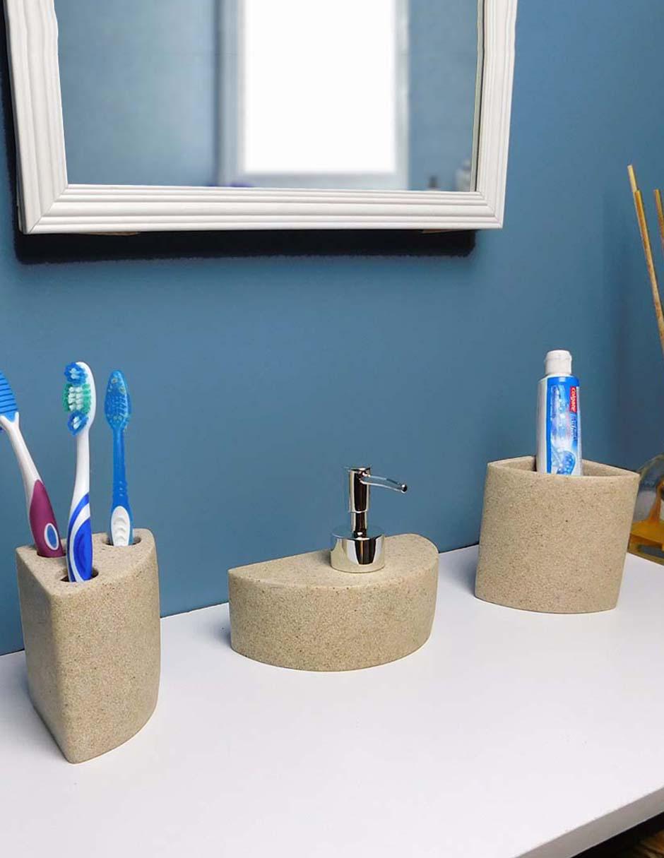 Set de Baño Acabado de Resina Good & Good