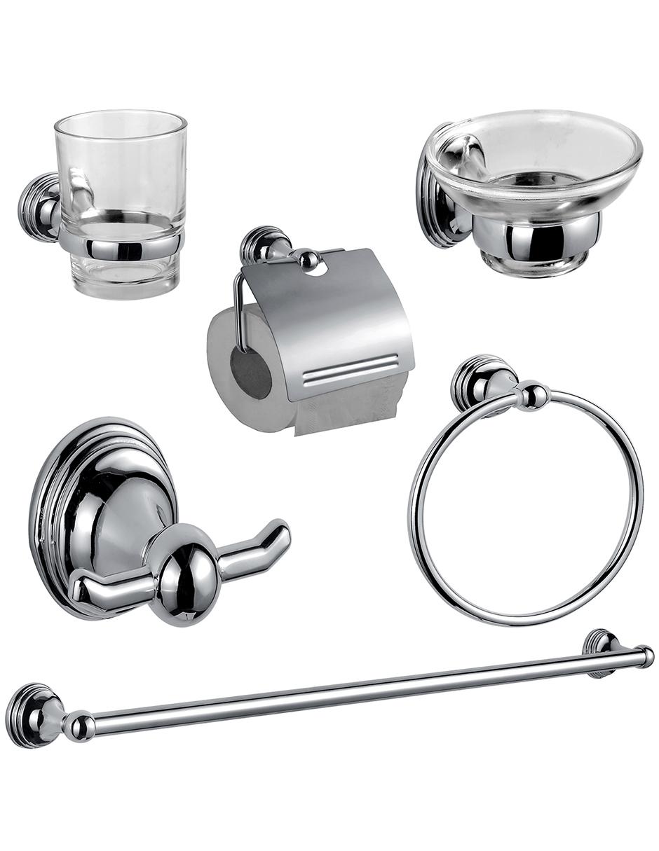 Set baño empotrable 4 piezas