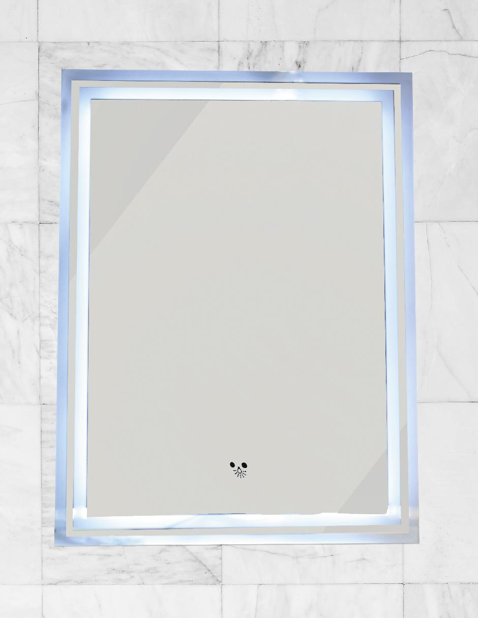 Espejo rectangular estilo contemporáneo
