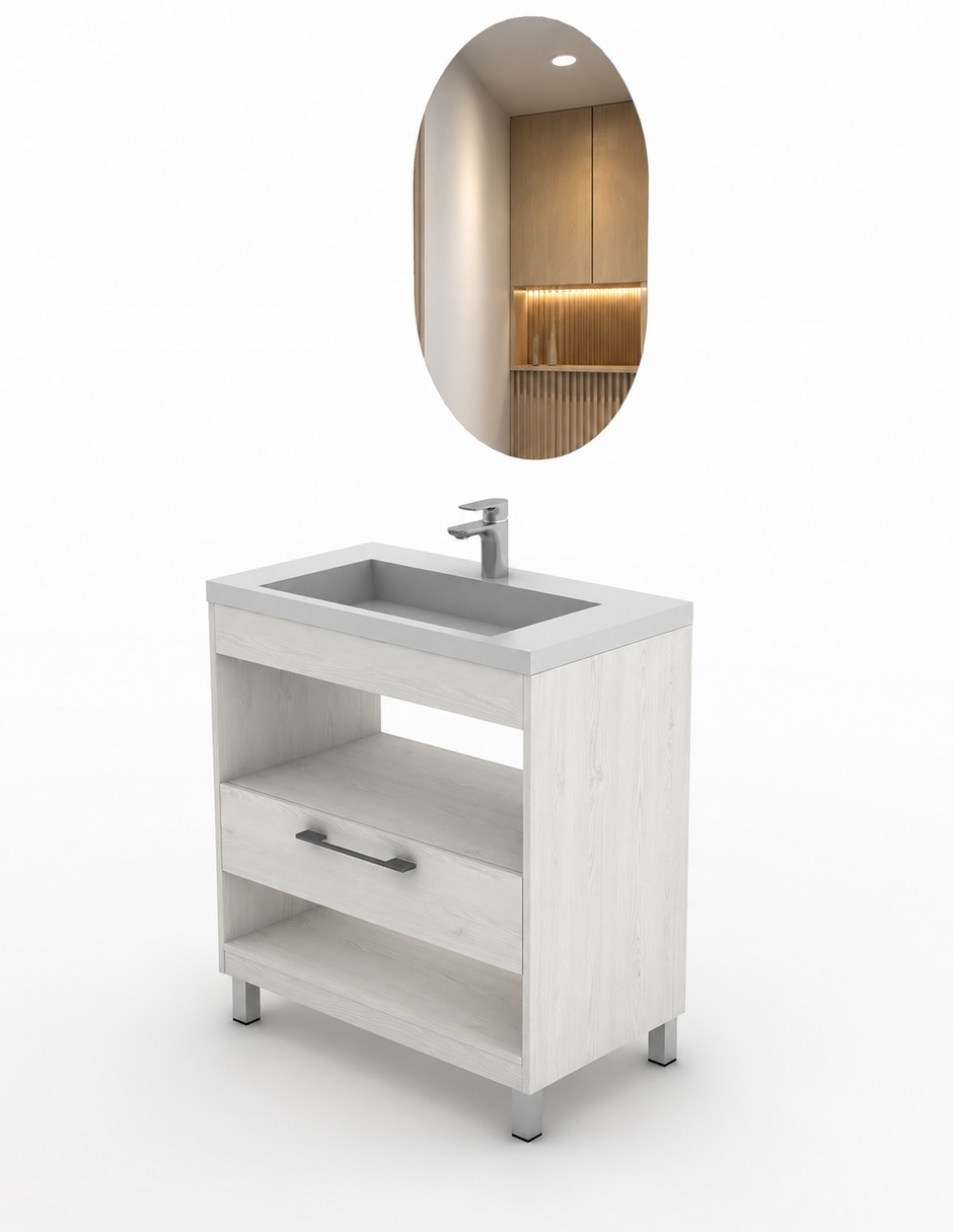 Mueble para baño melamina 2