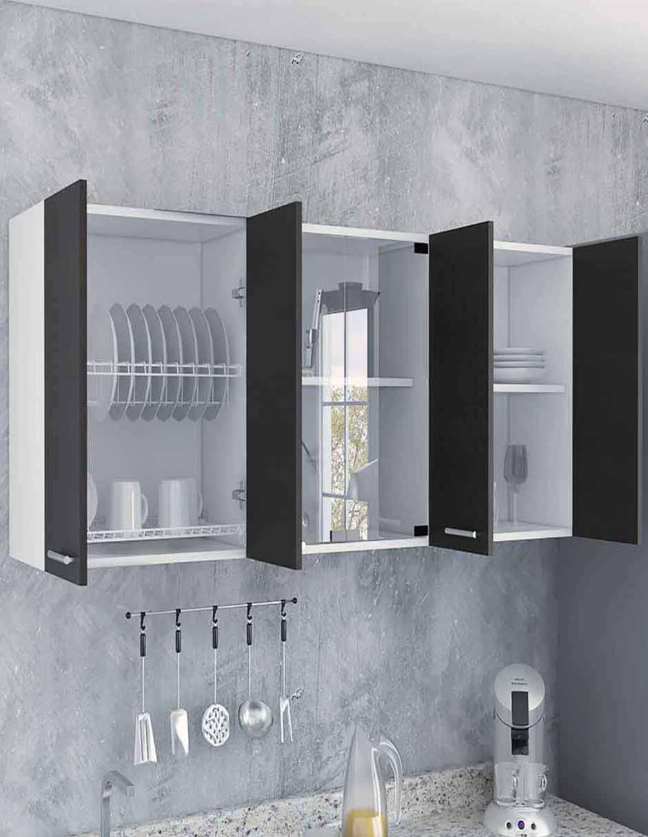 Gabinete Vidrio de melamina armable