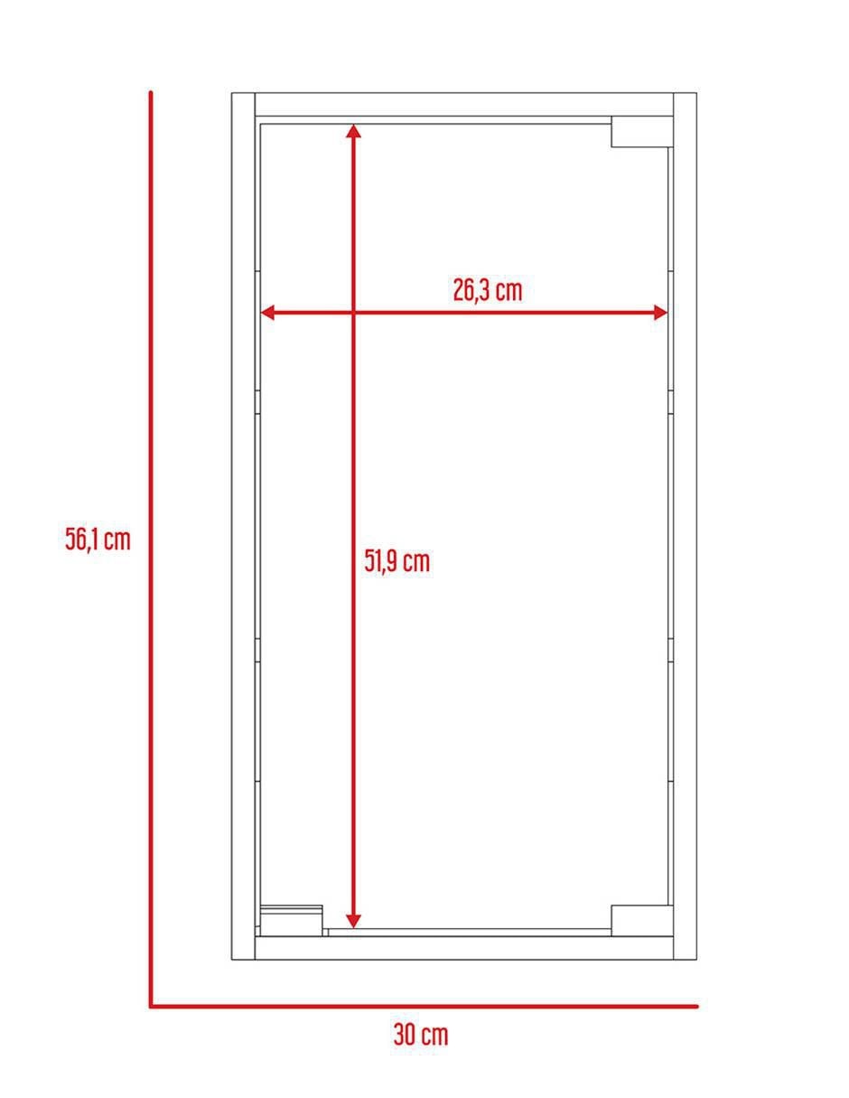 Mueble para baño Excelsior Merlo de MDF armable