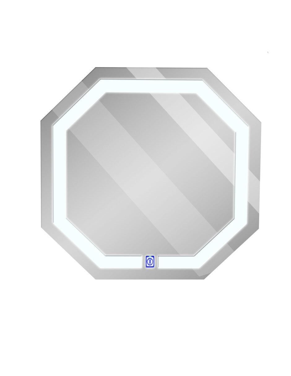 Espejo geométrico ard estilo contemporáneo