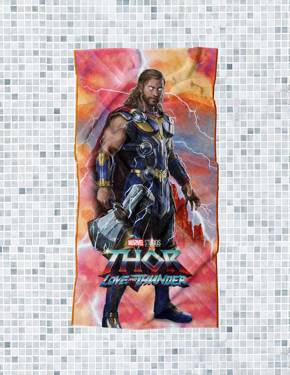 Toalla de baño Marvel Thor Love and Thunder de poliéster 4