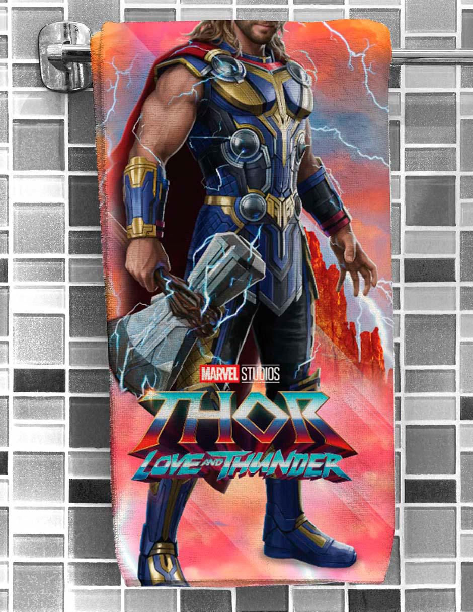 Toalla de baño Marvel Thor Love and Thunder de poliéster 2