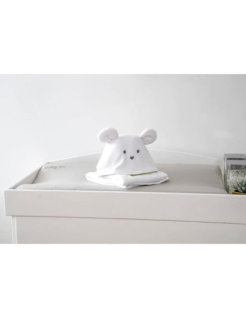 Toalla con gorro Baby Inc Bear de algodón