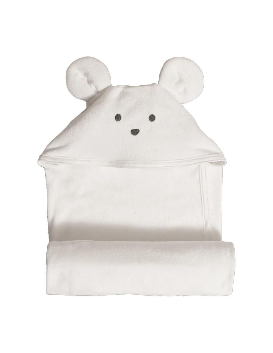 Toalla con gorro Baby Inc Bear de algodón Toalla con gorro Baby Inc Bear de algodón