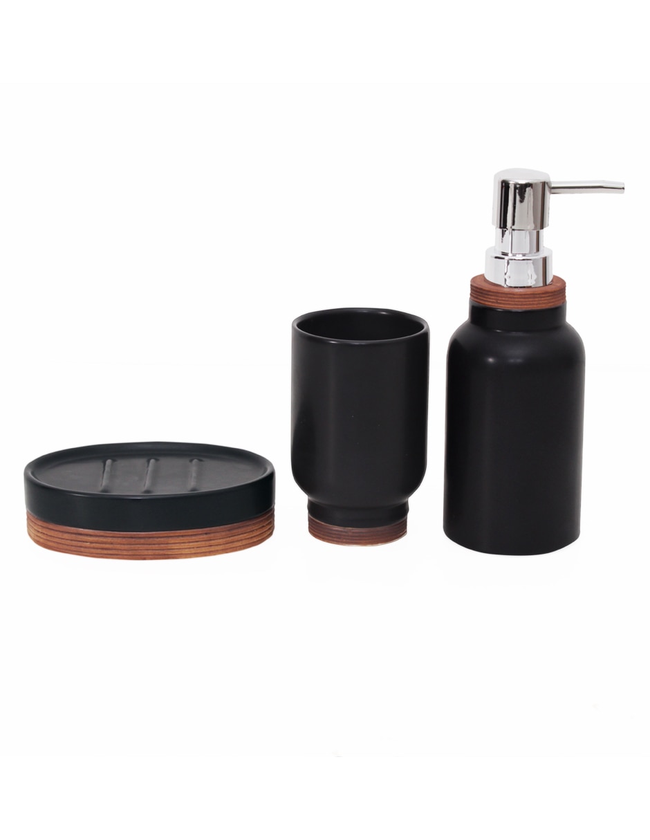 Juego de accesorios para baño Crown Baccara Brunnel de cerámica 3 piezas