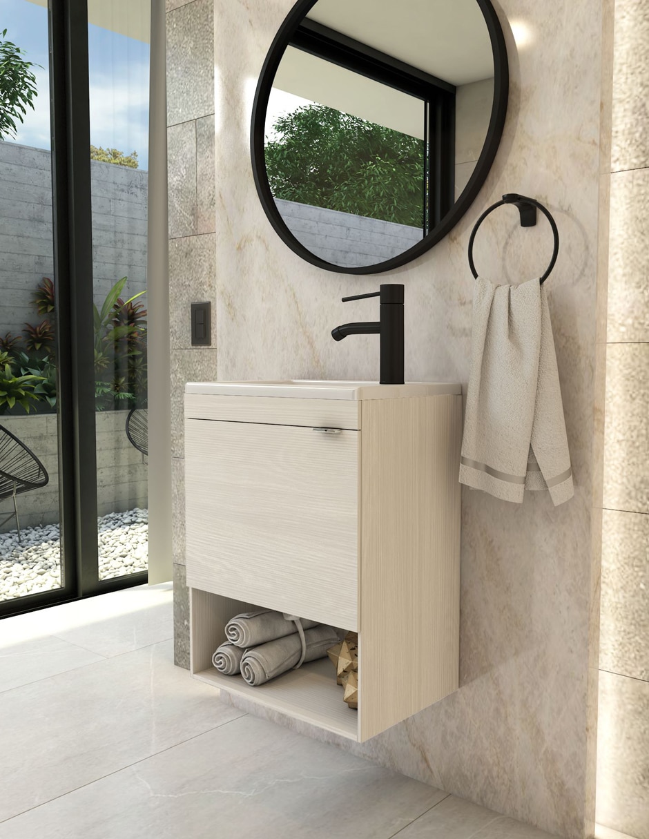 Mueble para baño Econokit de melamina armable 3
