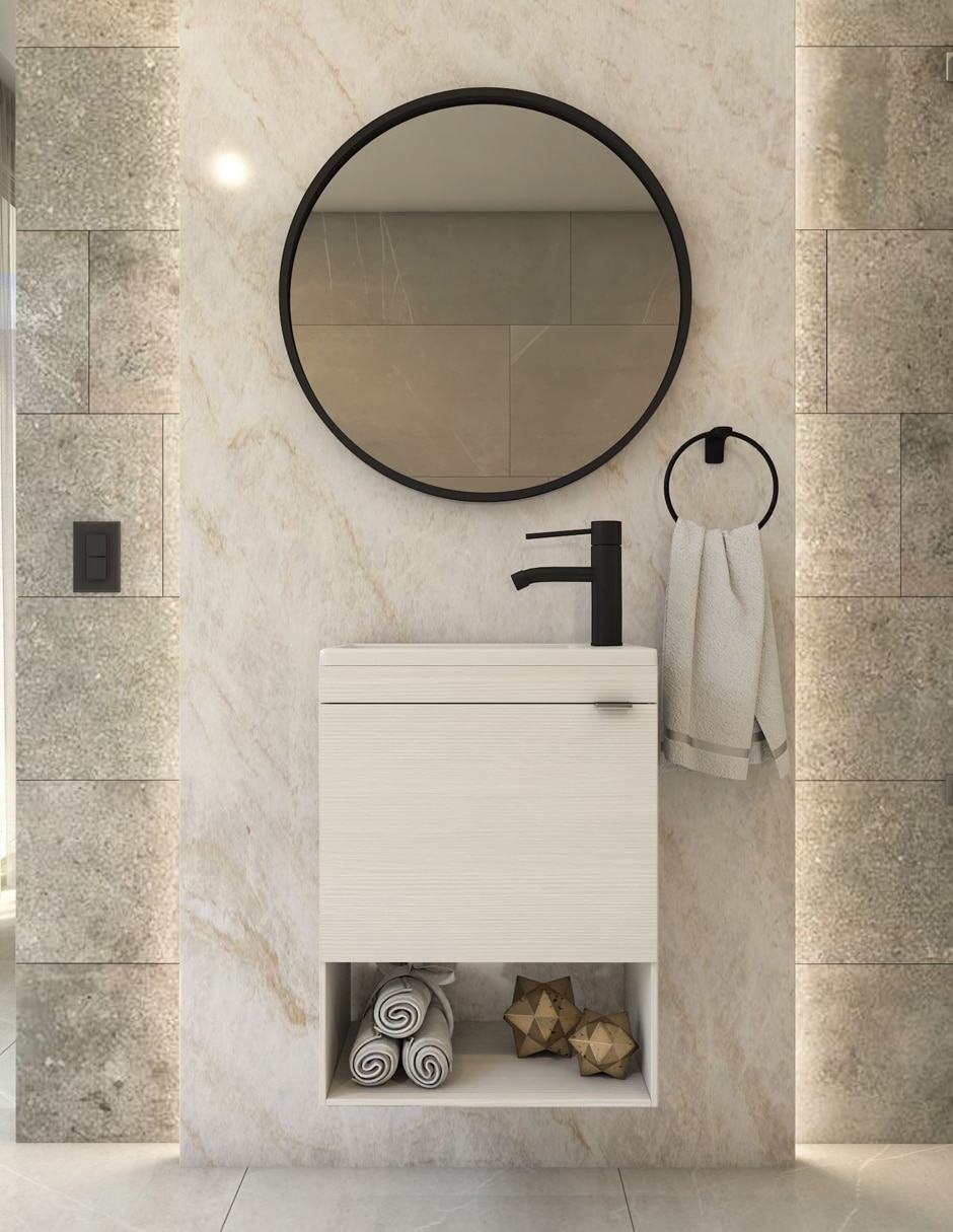 Mueble para baño Econokit de melamina armable 4