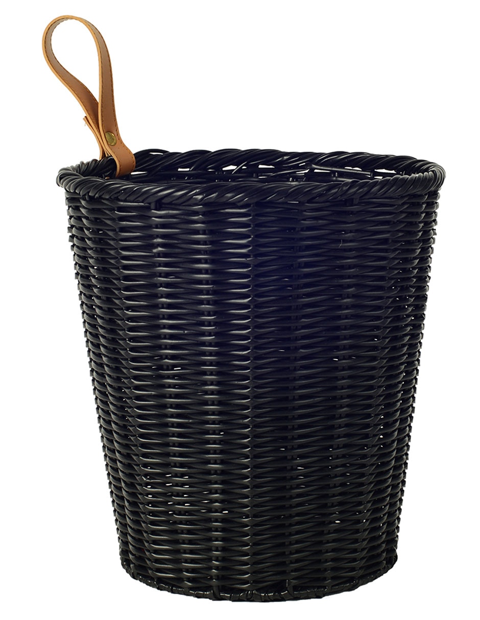 BOTE DE BASURA ALYSSA, 8 L, NEGRO HAUS