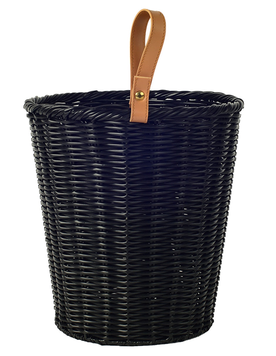 BOTE DE BASURA ALYSSA, 8 L, NEGRO HAUS