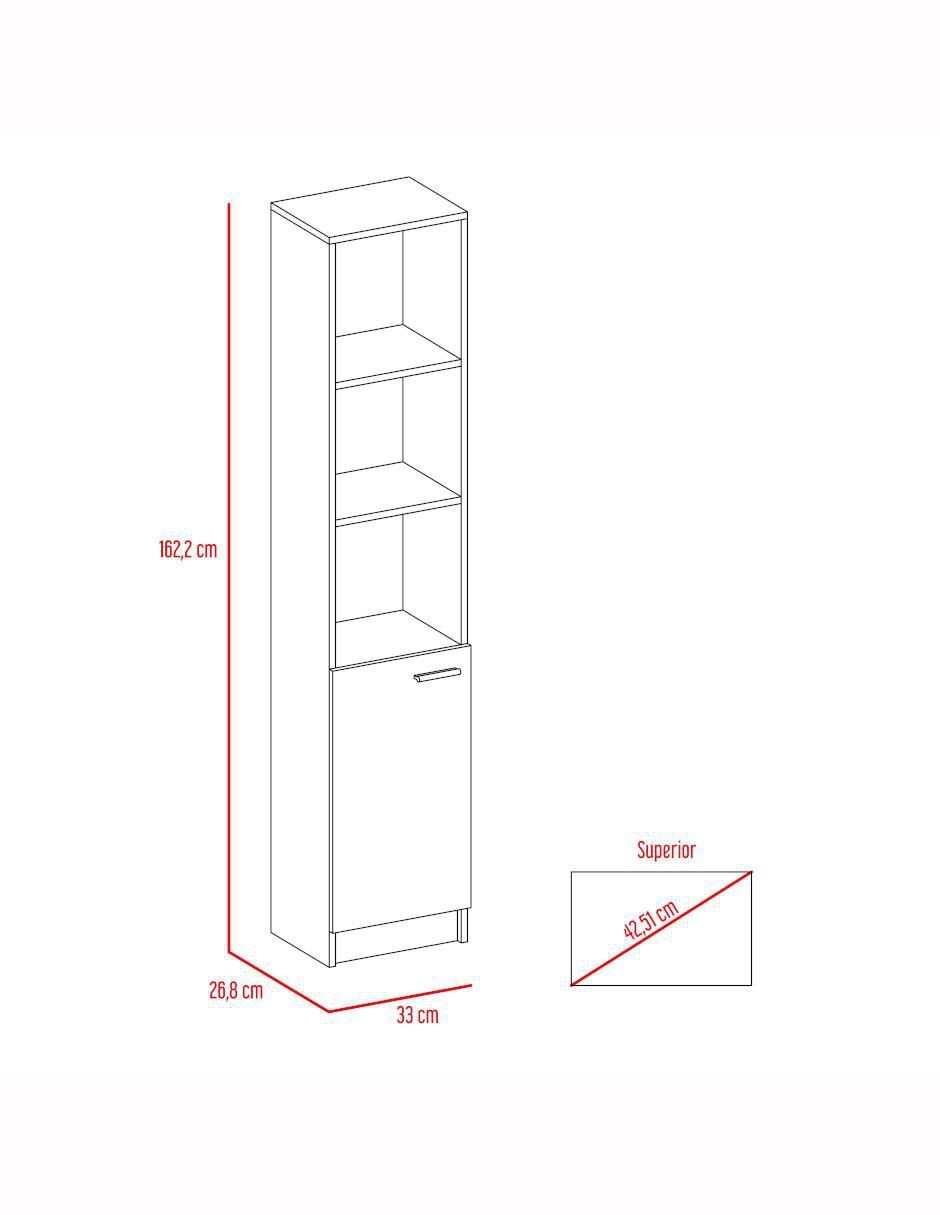 Mueble para baño Excelsior Bath de melamina armable
