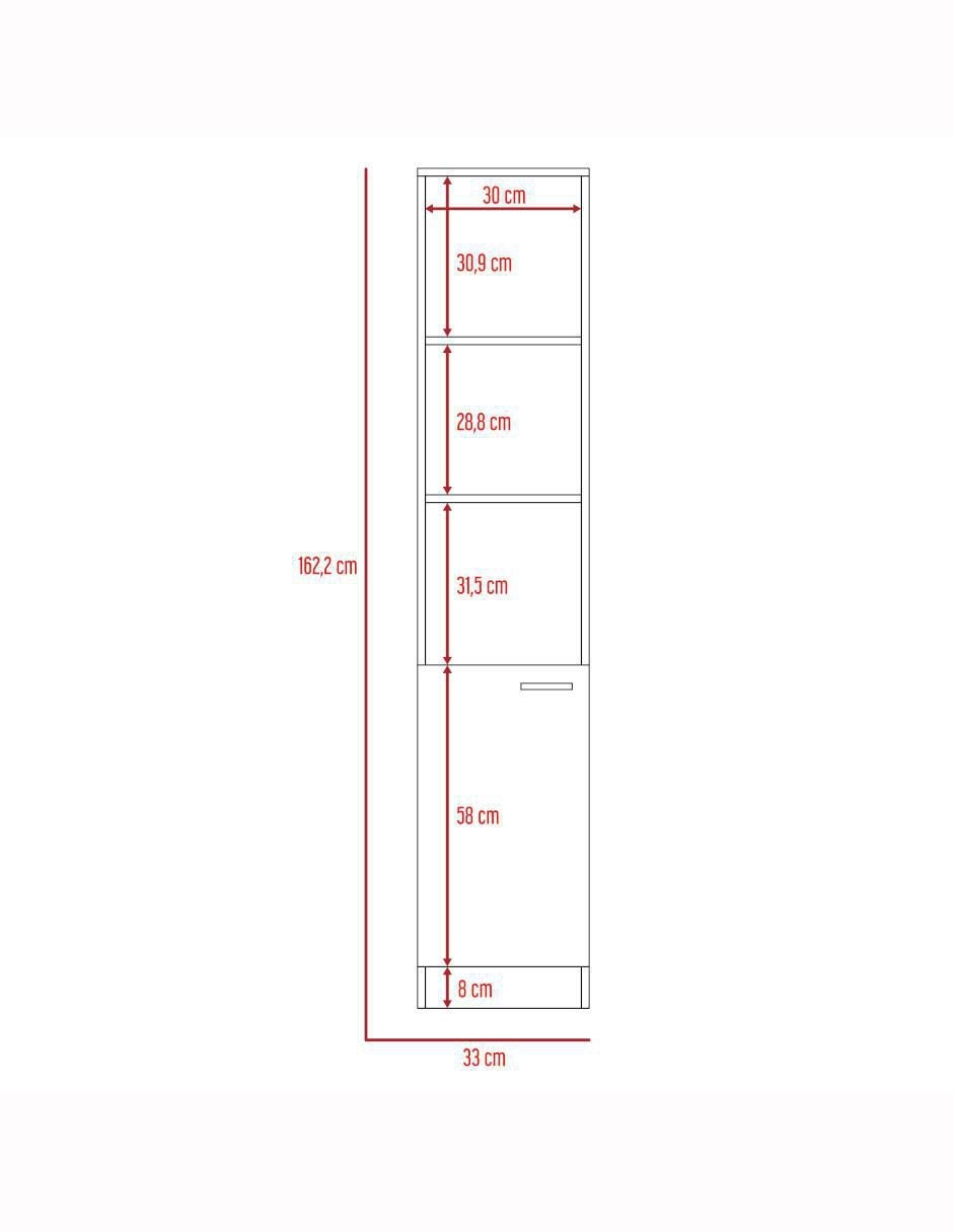 Mueble para baño Excelsior Bath de melamina armable