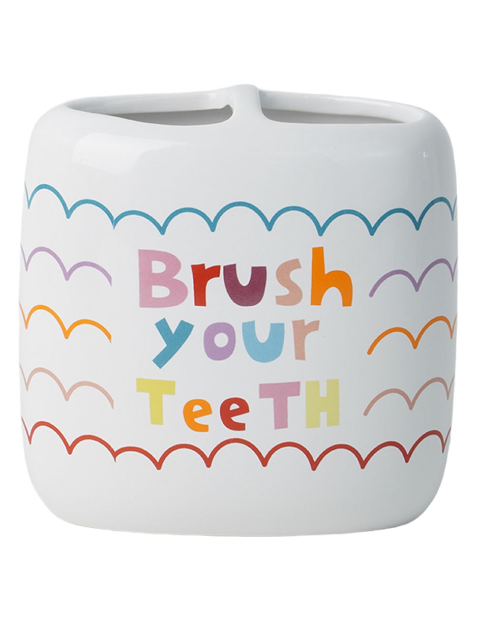Porta cepillo de dientes Haus Kids Wash-Brush 2 compartimentos