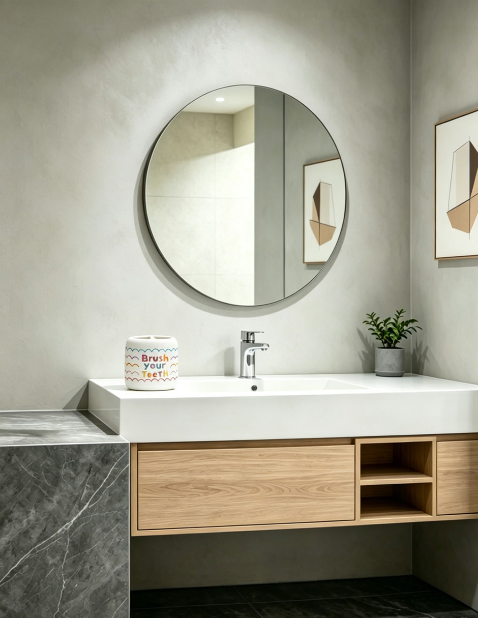 Porta cepillo de dientes Haus Kids Wash-Brush 2 compartimentos