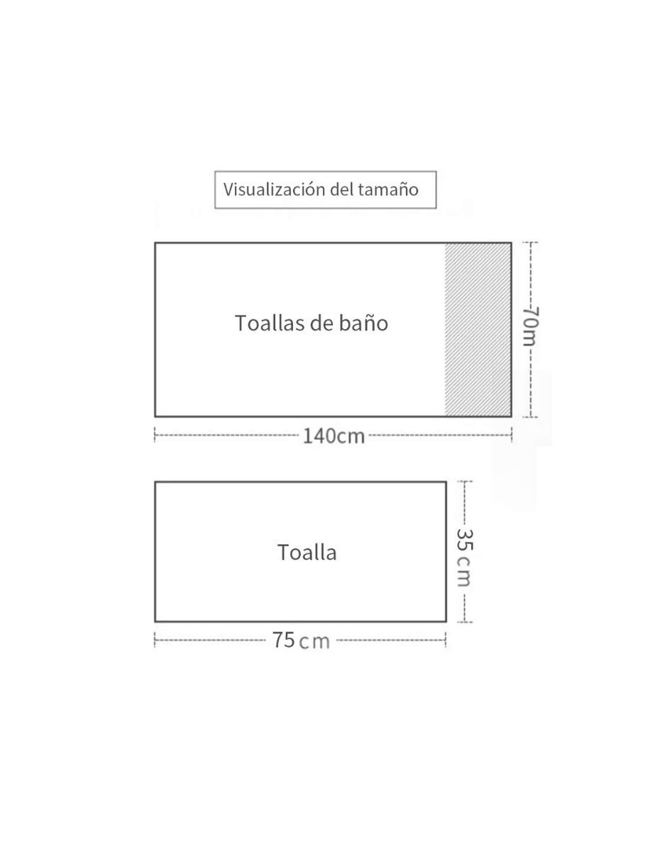 Set de toallas Lab.G de algodón