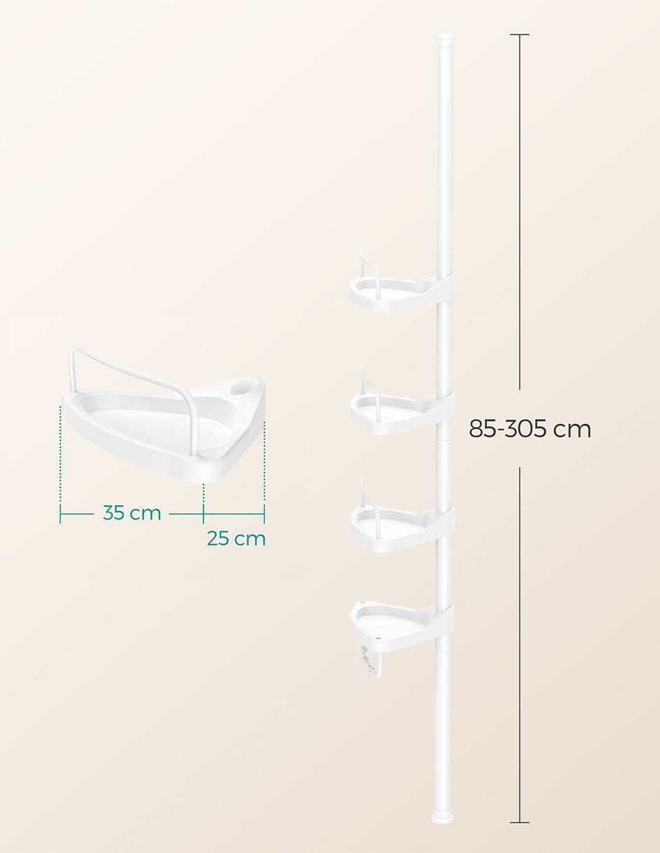 Organizador de baño Songmics Ajustable