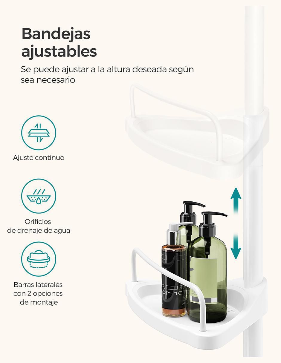 Organizador de baño Songmics Ajustable