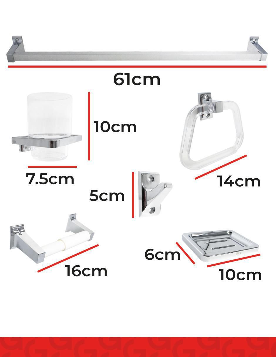 Set accesorios 6 piezas 6