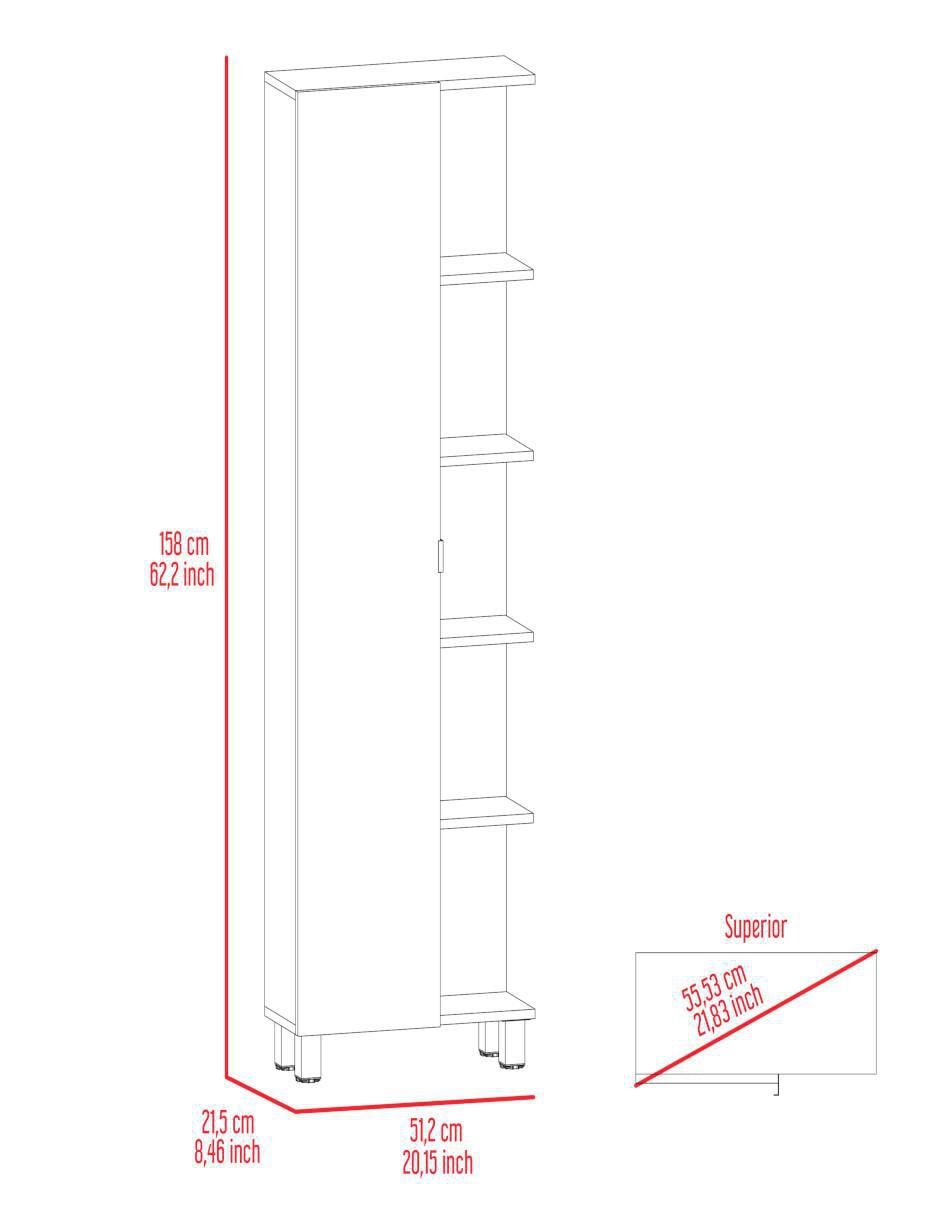 Mueble para baño Excelsior de melamina armable