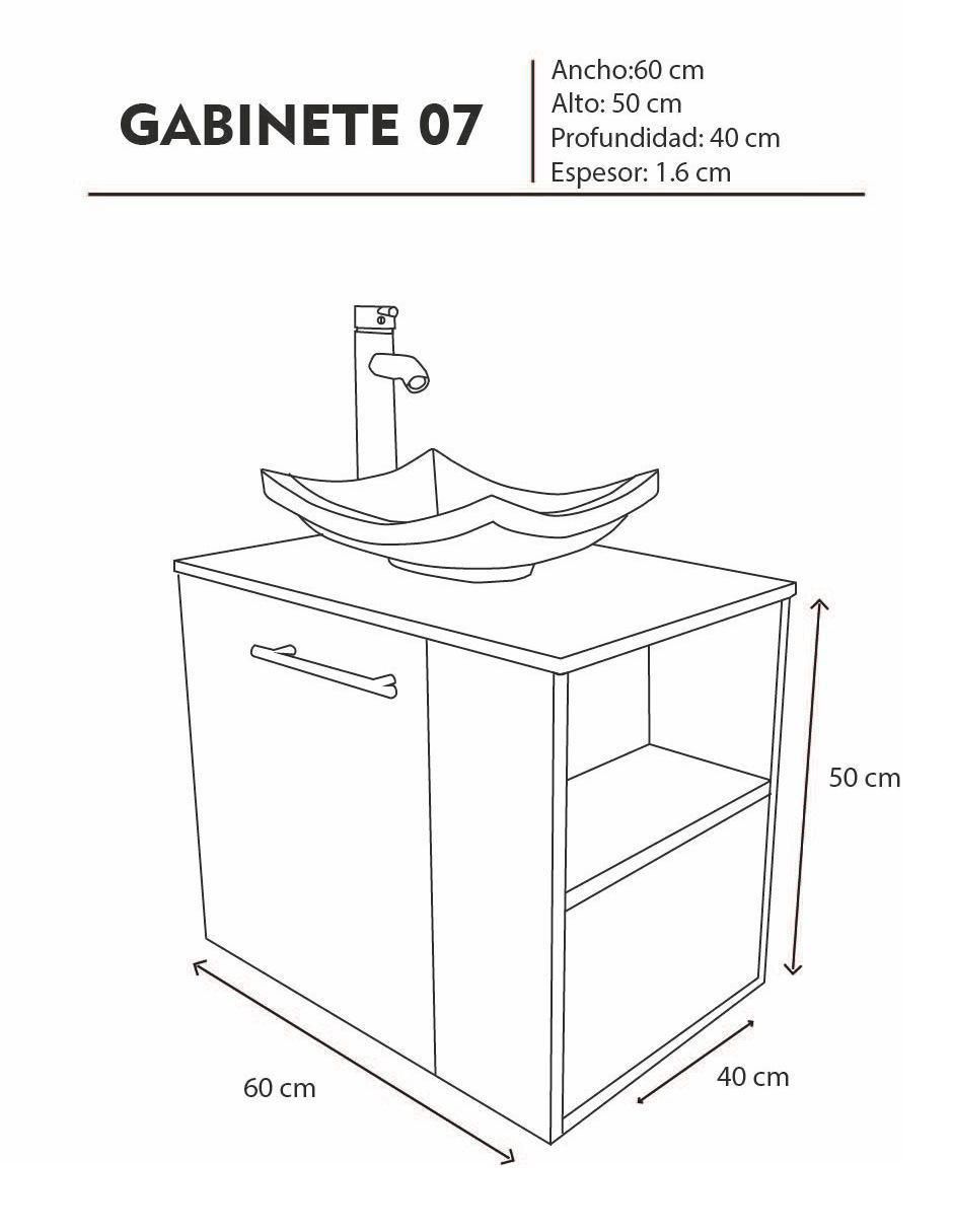 Mueble para baño armable Bali MDF 4