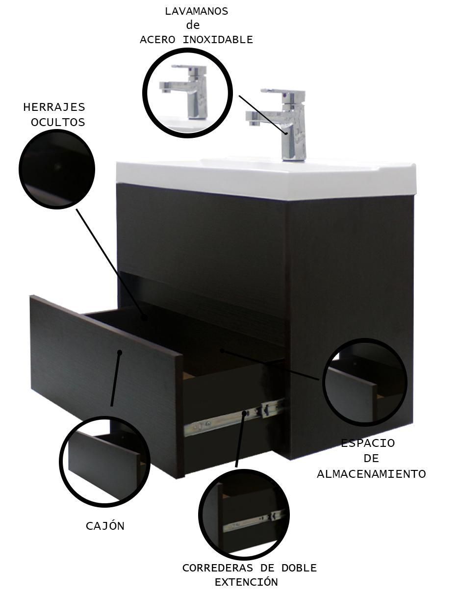 Mueble para baño Provenzal 12 de MDF armable 6