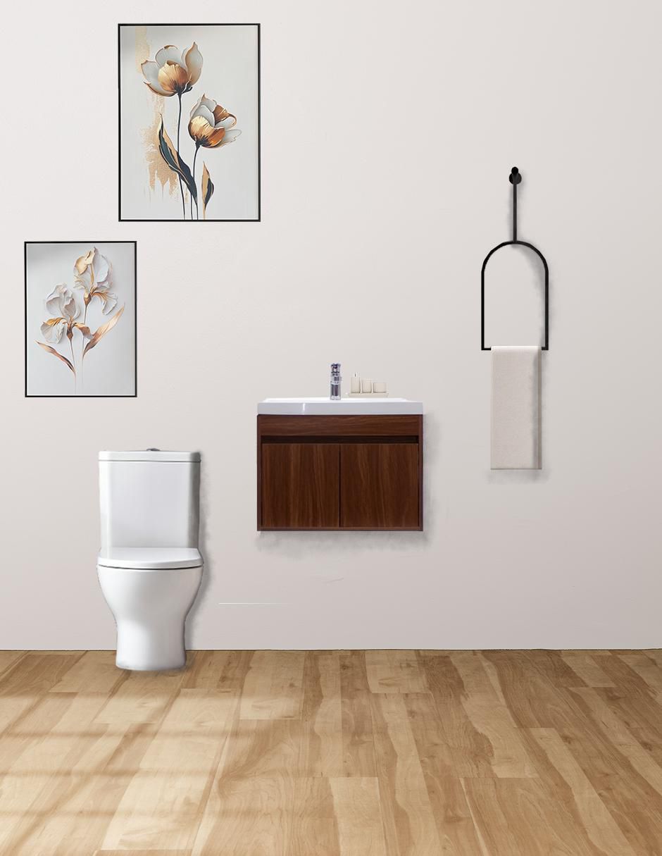 Mueble para baño Decomobil Lia de MDF armable