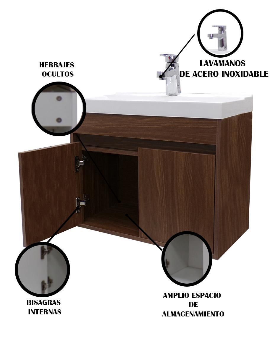 Mueble para baño Decomobil Lia de MDF armable