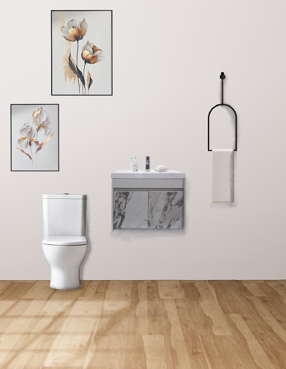 Mueble para baño Lia mármol de MDF armable 5