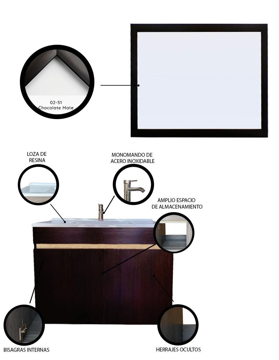 Mueble para baño Lucerna de MDF armable 4