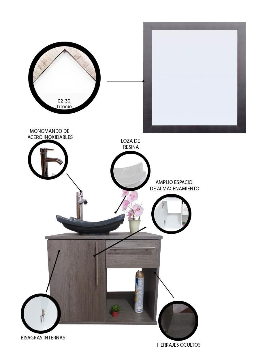 Mueble para baño Decomobil Soleura de MDF armable