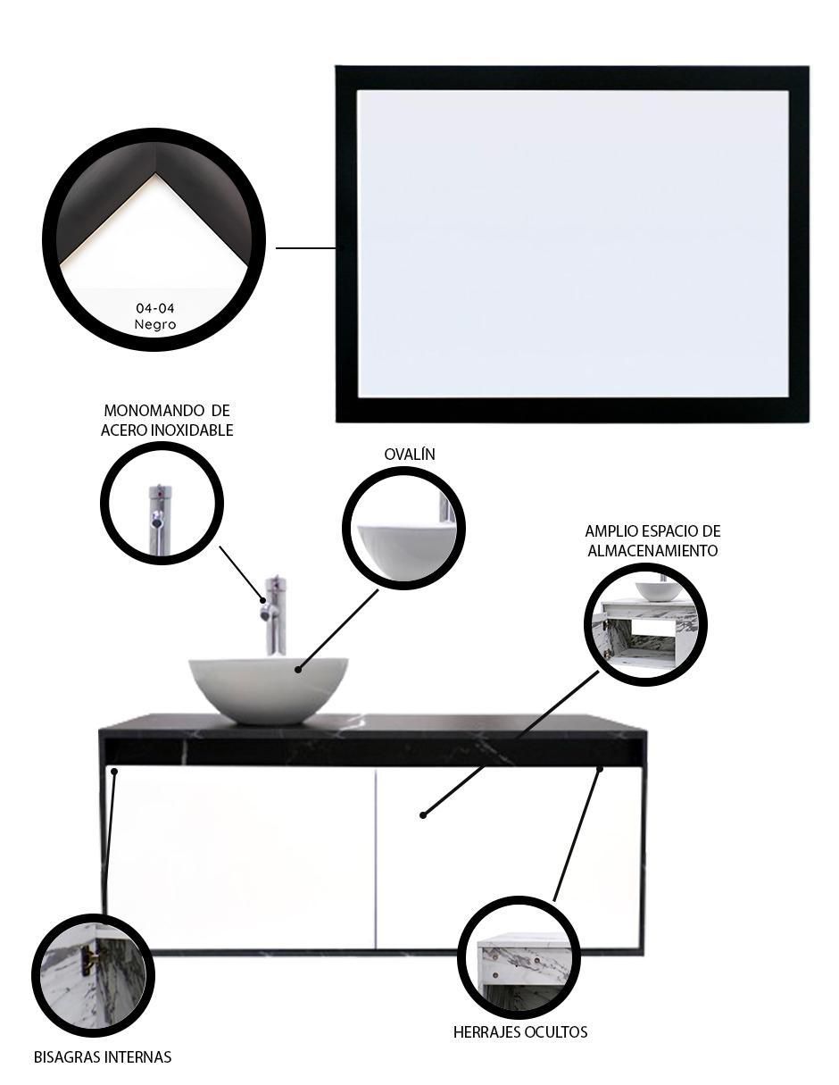 Mueble para baño Nyon de MDF armable 4