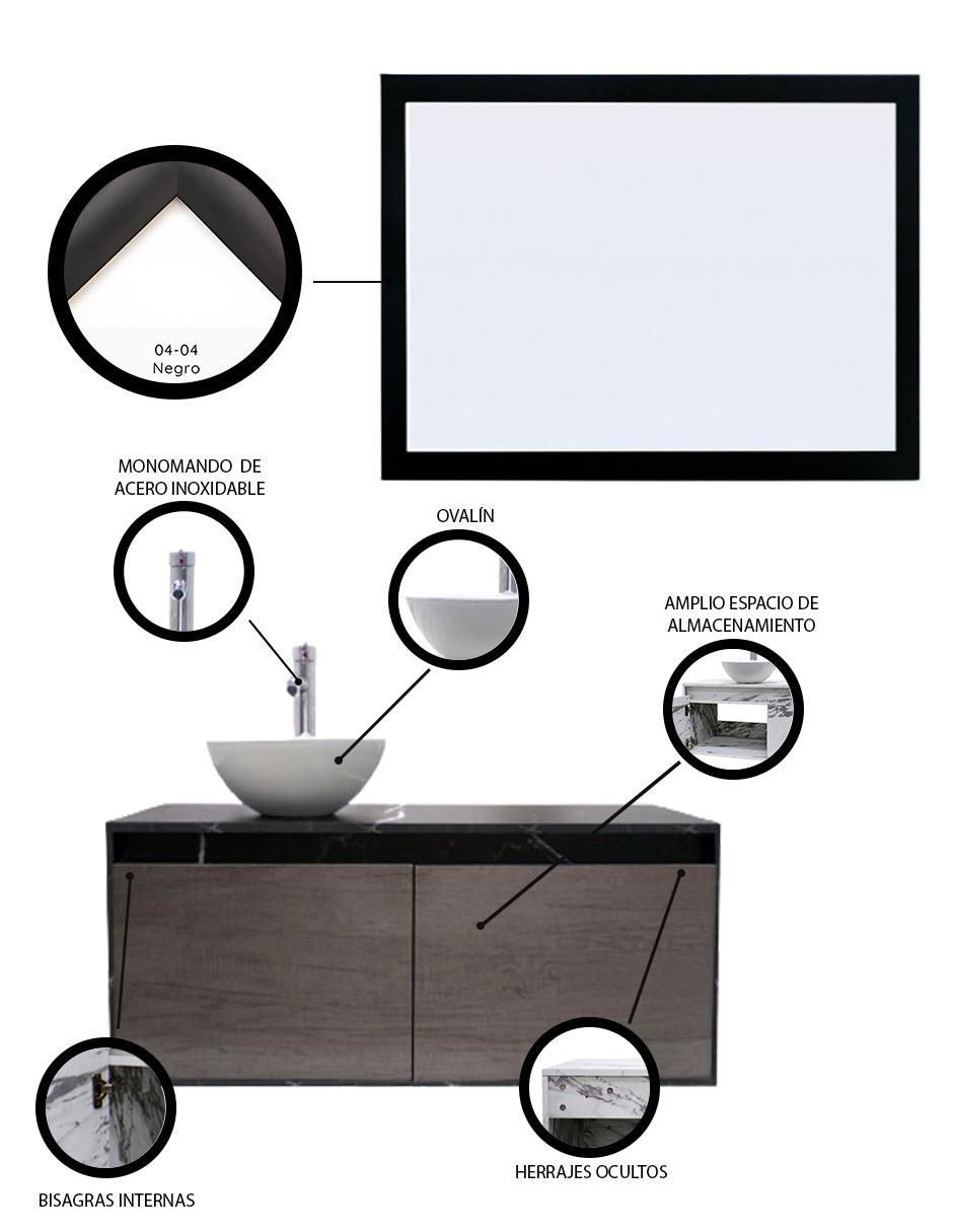 Mueble para baño Decomobil Nyon de MDF armable