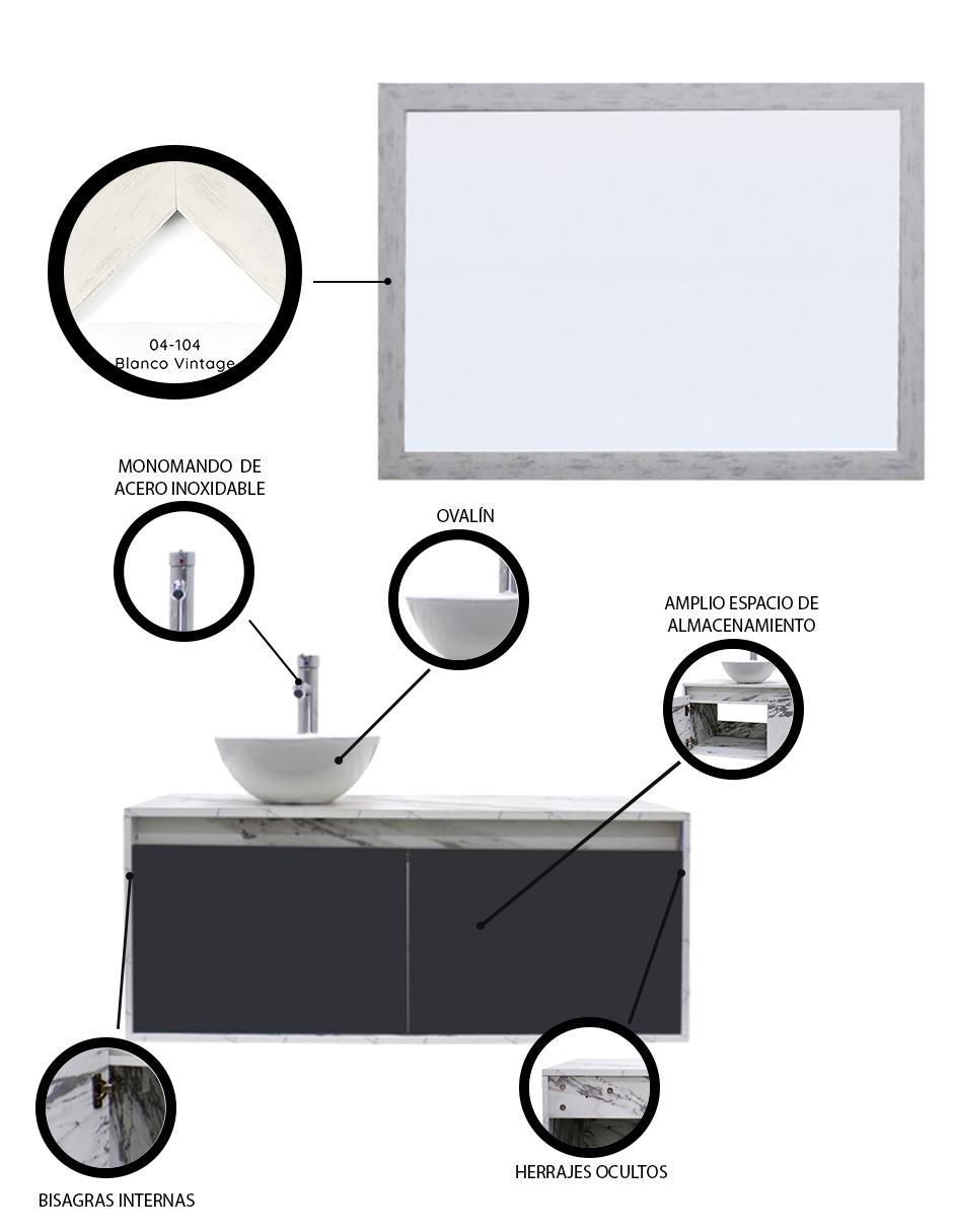 Mueble para baño Decomobil Nyon de MDF armable