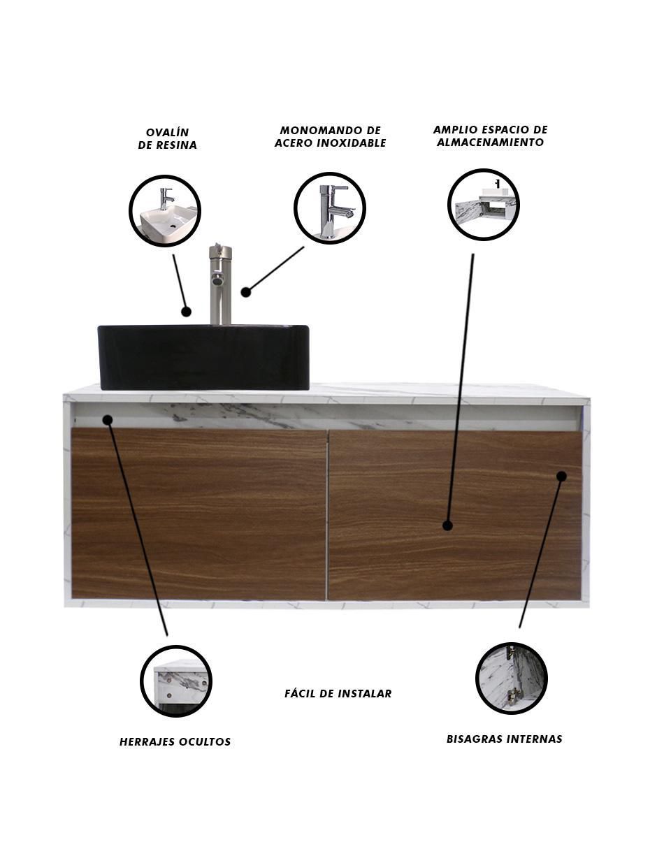 Mueble para baño Krabi de MDF armable 6