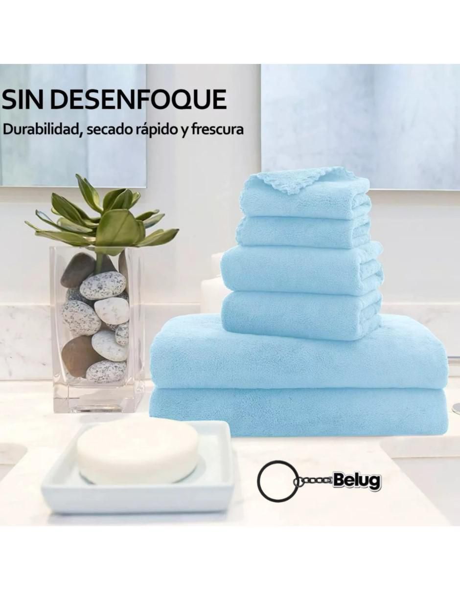 Set de toallas Belug de microfibra
