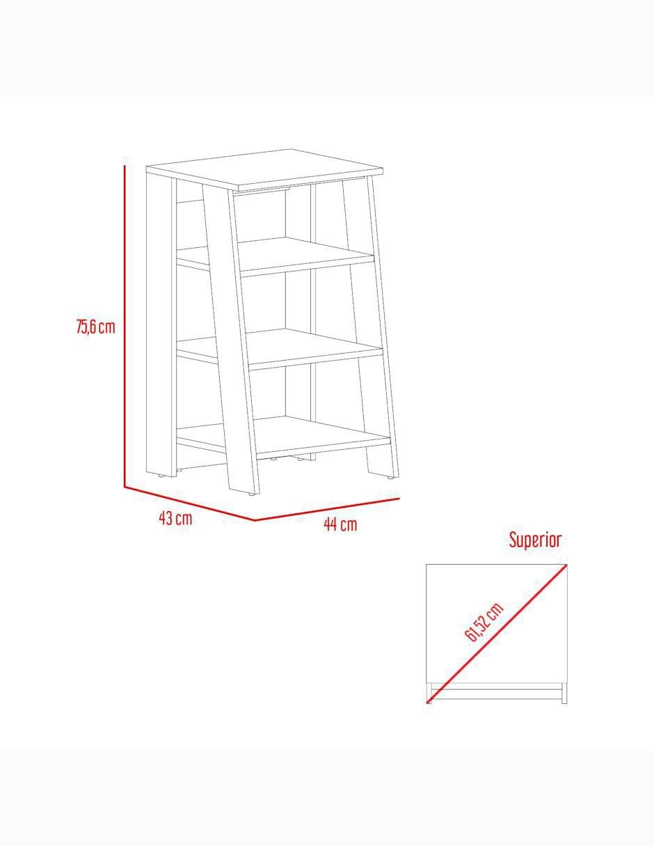 Mueble para baño Bath de melamina armable 10