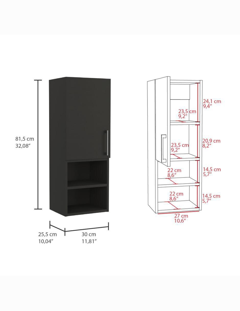 Mueble para baño Excelsior Barcelona de melamina armable