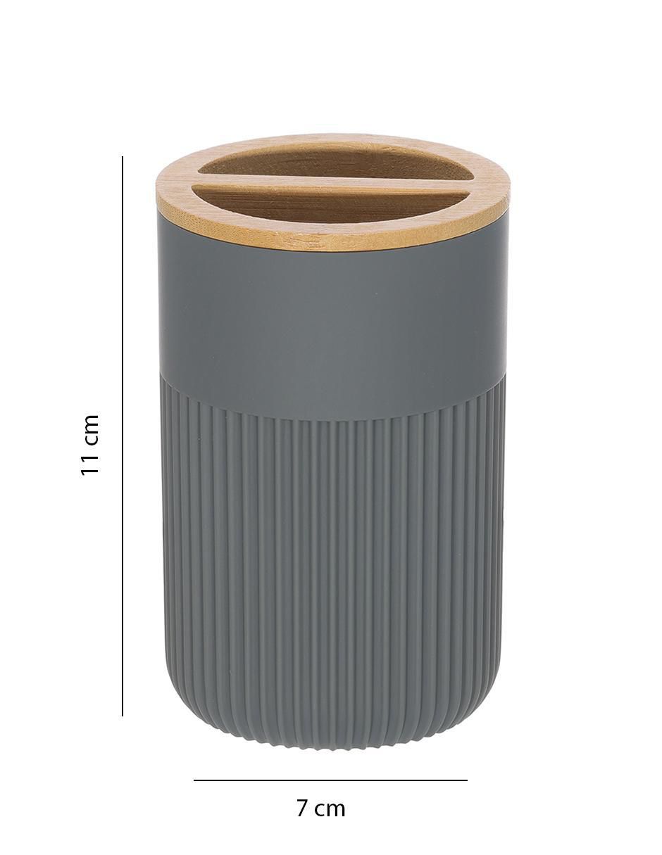 Vaso de baño de bambú 3