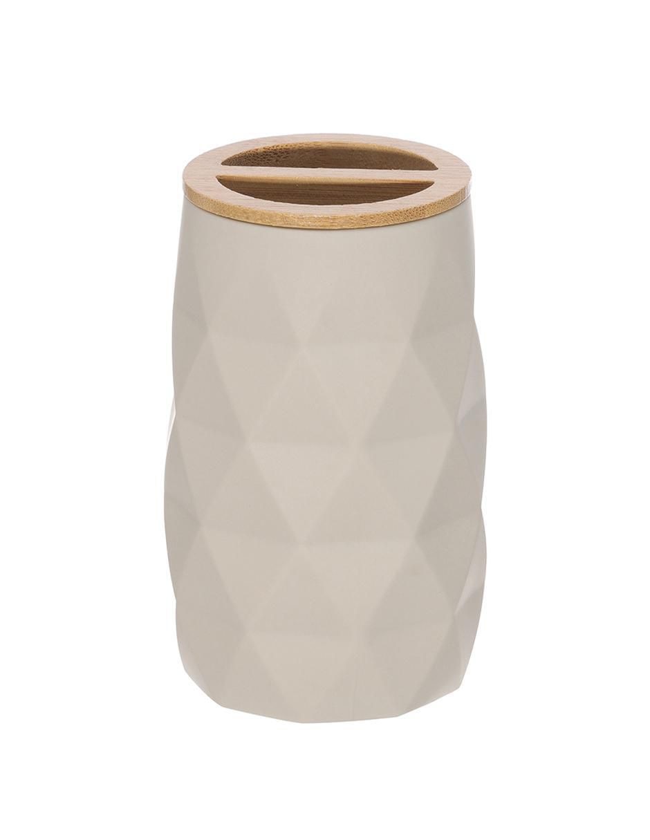 Vaso de baño de bambú