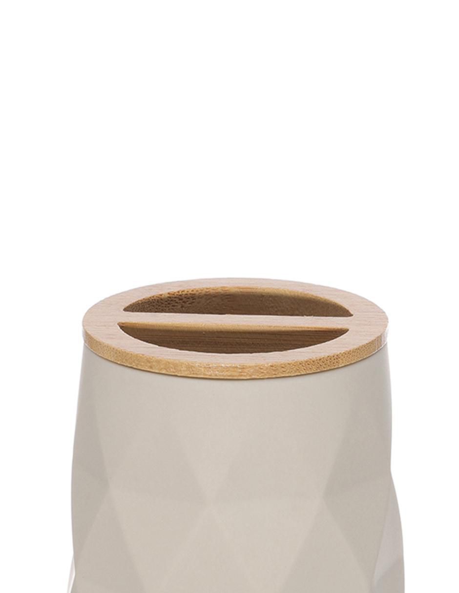 Vaso de baño de bambú