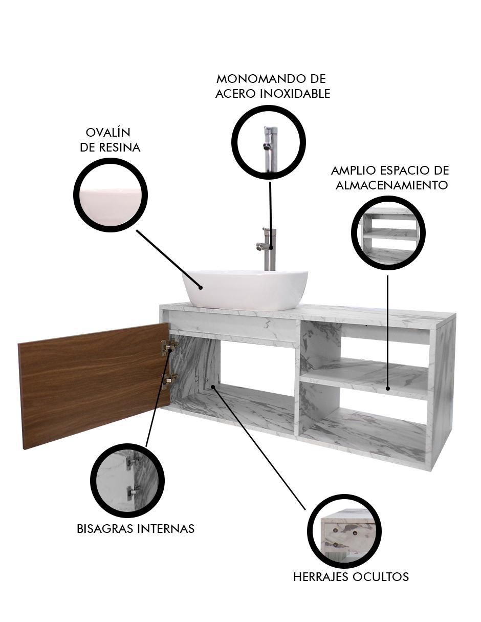 Mueble para baño Marbella de MDF armable 4