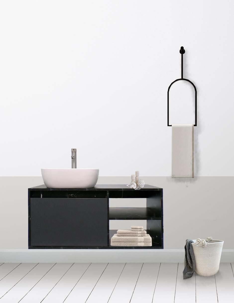 Mueble para baño Decomobil Marbella de MDF armable