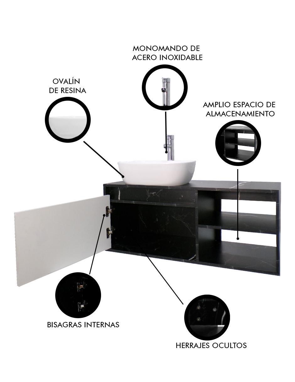 Mueble para baño Marbella de MDF armable 5