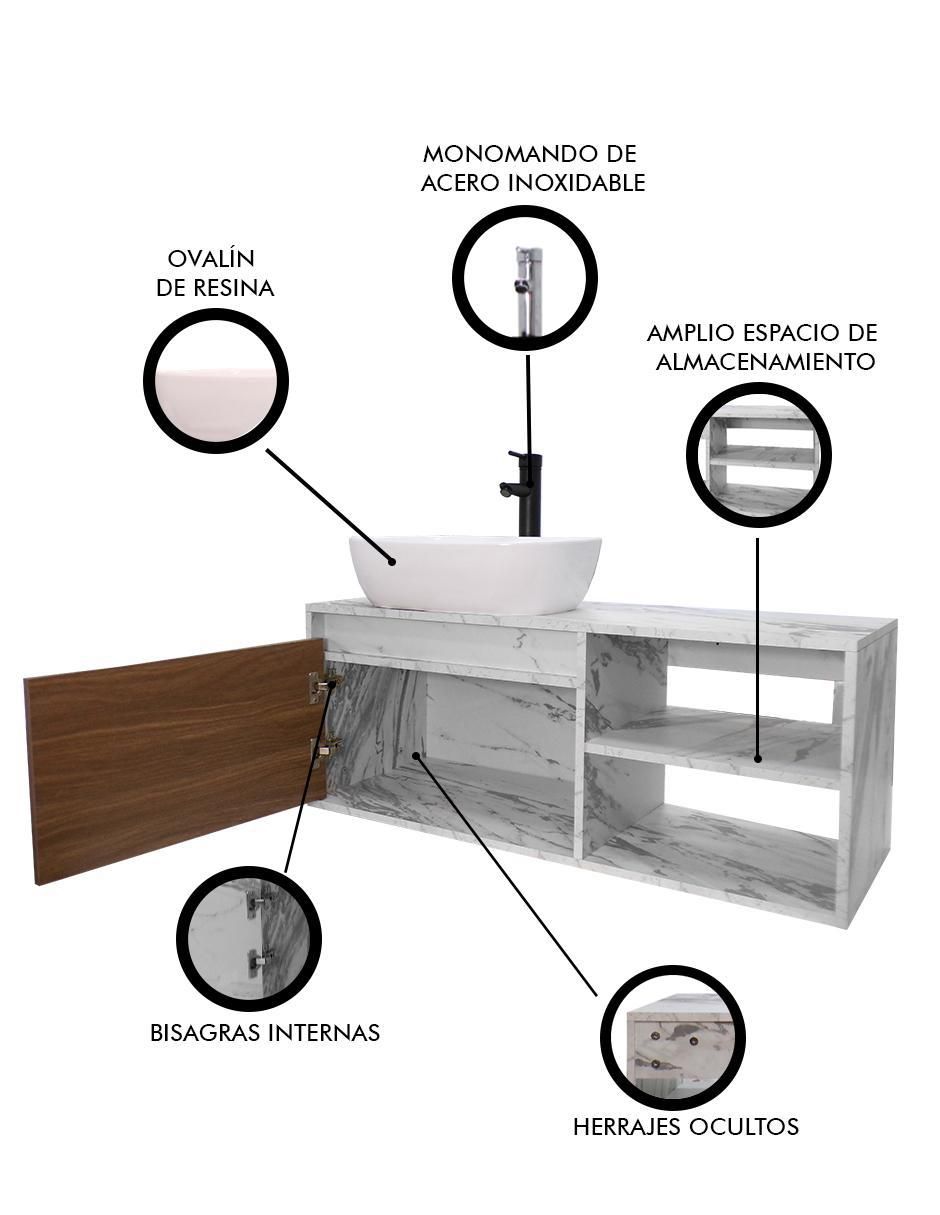 Mueble para baño Odin de MDF armable 5